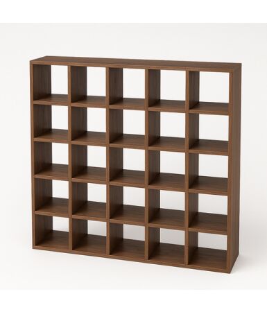 Regał z przegrodami i półkami: 4 x 5